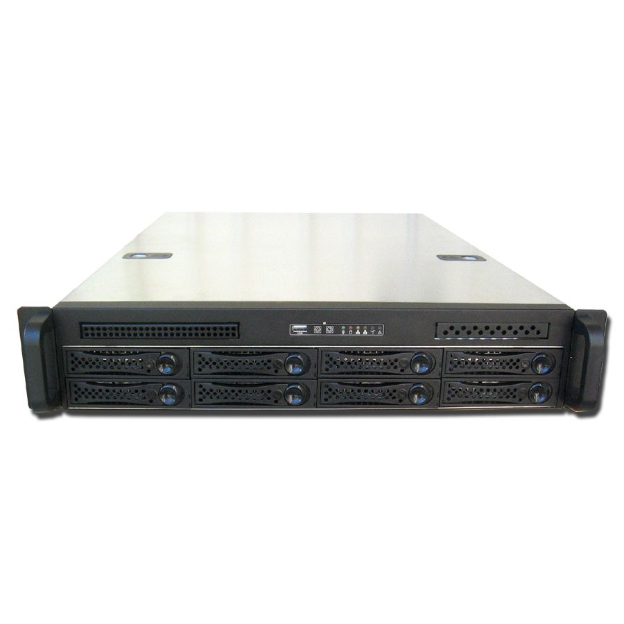 2U Rackmount 8 x SATA SAS Hot Swap Server Chassis New