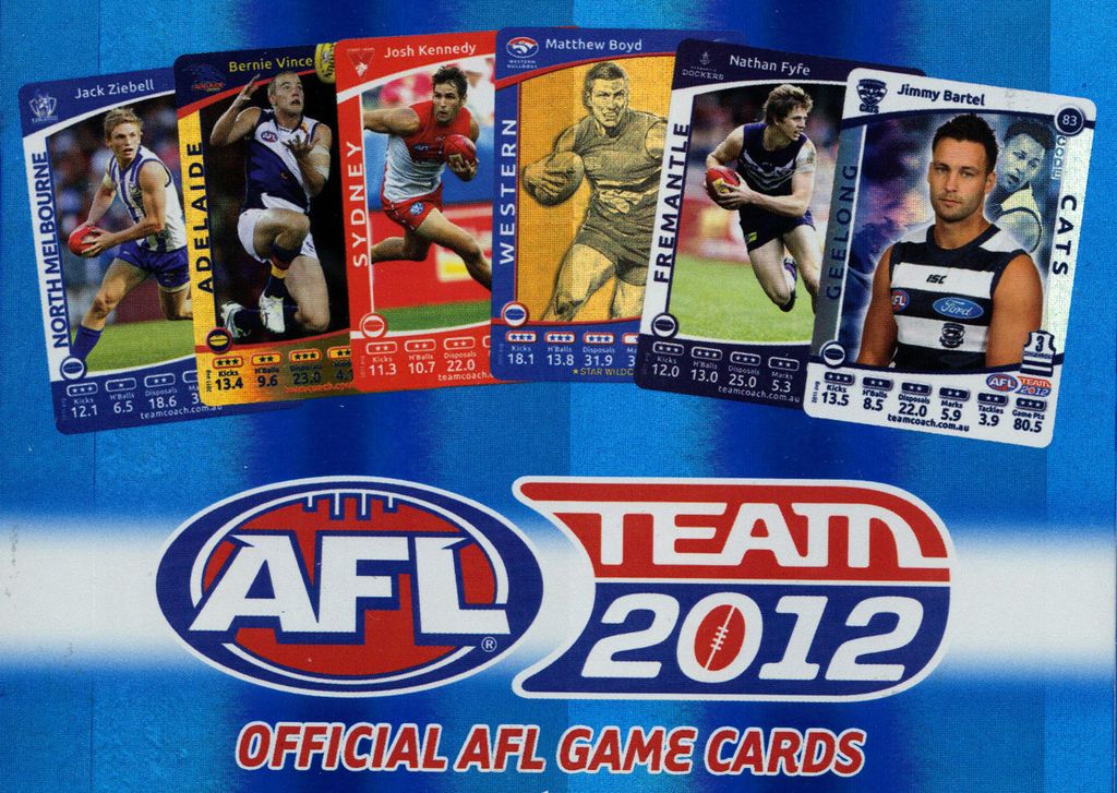 SINGLE* 2012 Teamcoach BEST & FAIREST Wild Cards