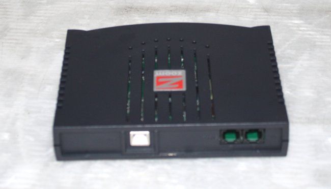 zoom usb 56k external fax modem 2985c up for auction we