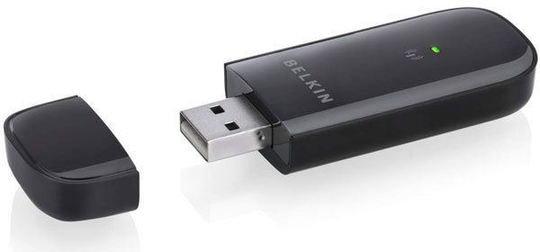 Belkin Surf & Share 802.11n Wireless USB Adapter For PC & Laptop   New 