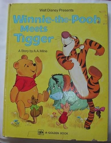 Winnie The Pooh Meets Tigger AA Milne Golden Book Big on PopScreen