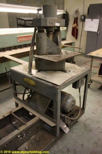 WHITNEY HYDRAULIC SHEAR POWER NOTCHER COPER MACH