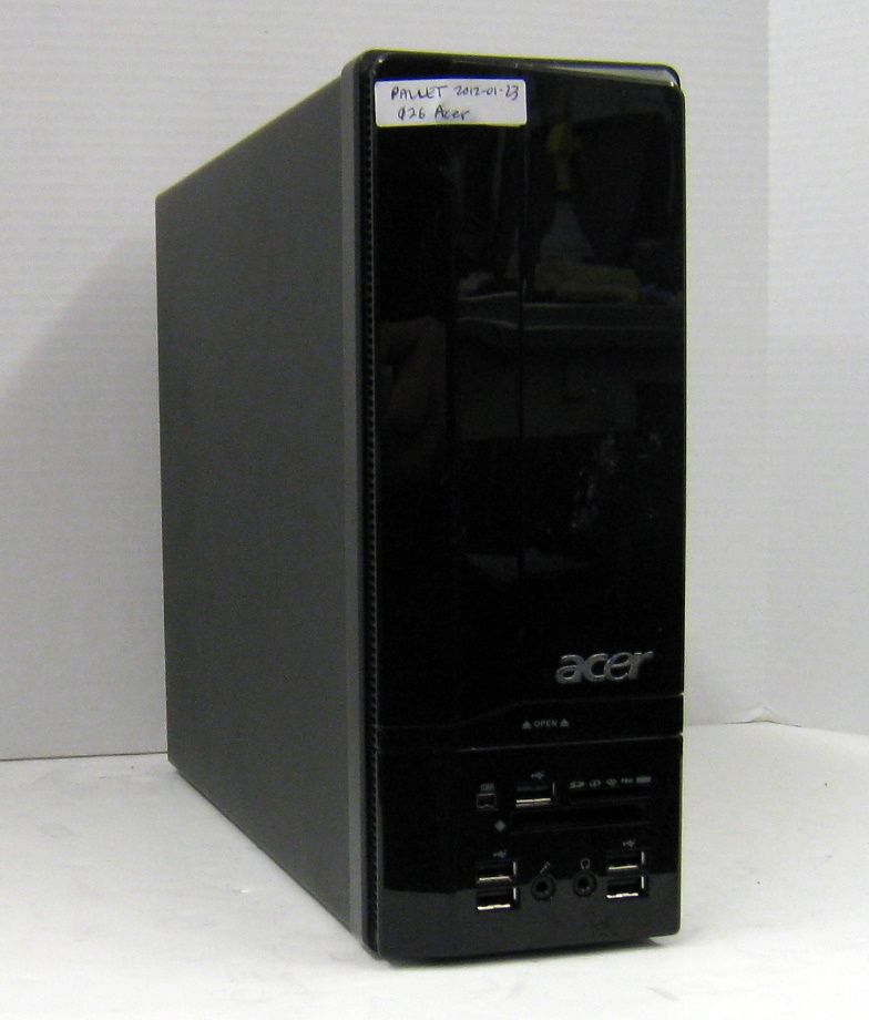 Acer Aspire AX1700 U3700A Mini Tower Desktop PC 2 4GHz 4GB 750GB DVDRW 