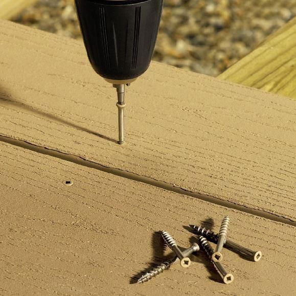 FastenMaster Trim Top 1 5/8 Trex Escapes Acorn 350 screws decking