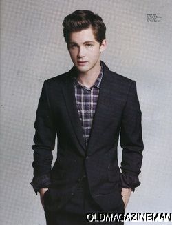 Da Man Logan Lerman Harry Shum Jr October 2011 ARI Wibowo Tage Heuer 