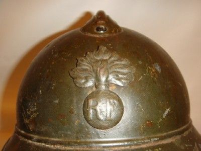   Republique of Francaise Republic of France M 1915 Adrian Helmet