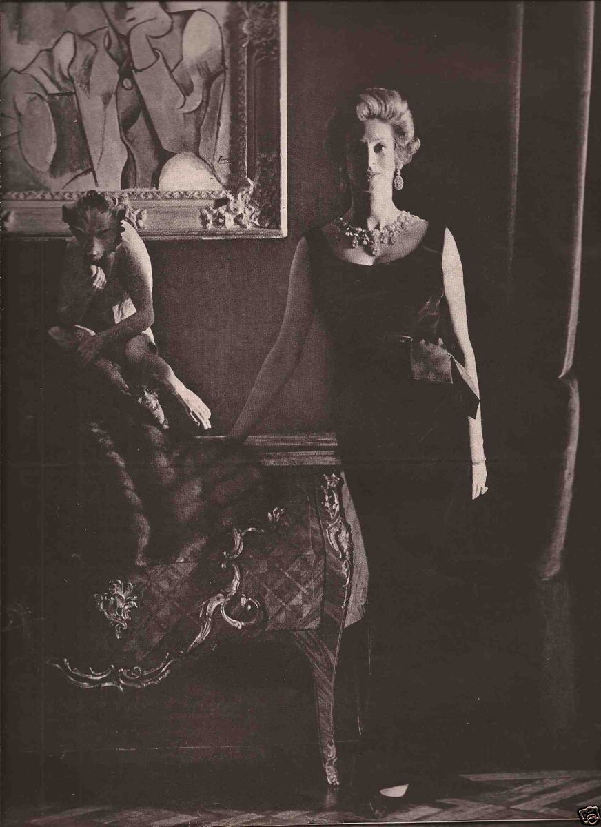 Fashion Editorial Donna Marella Agnelli Henry Clarke 1962