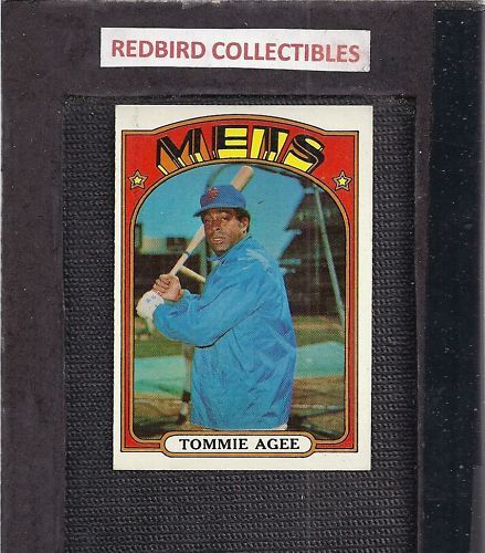 1972 Topps 245 Tommie Agee Mets EX MT MT