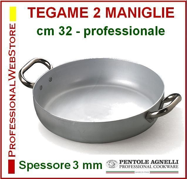   cm 32 Tegami Professionali Agnelli in Alluminio Spessore mm 3