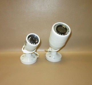 ADT COMPACT BULLET FIXED SECURITY CAMERAS   2 IN WHITE 5 12727