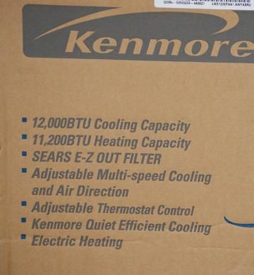 KENMORE 75124 12,000 BTU Heat/ Cool Air Conditioner NIB