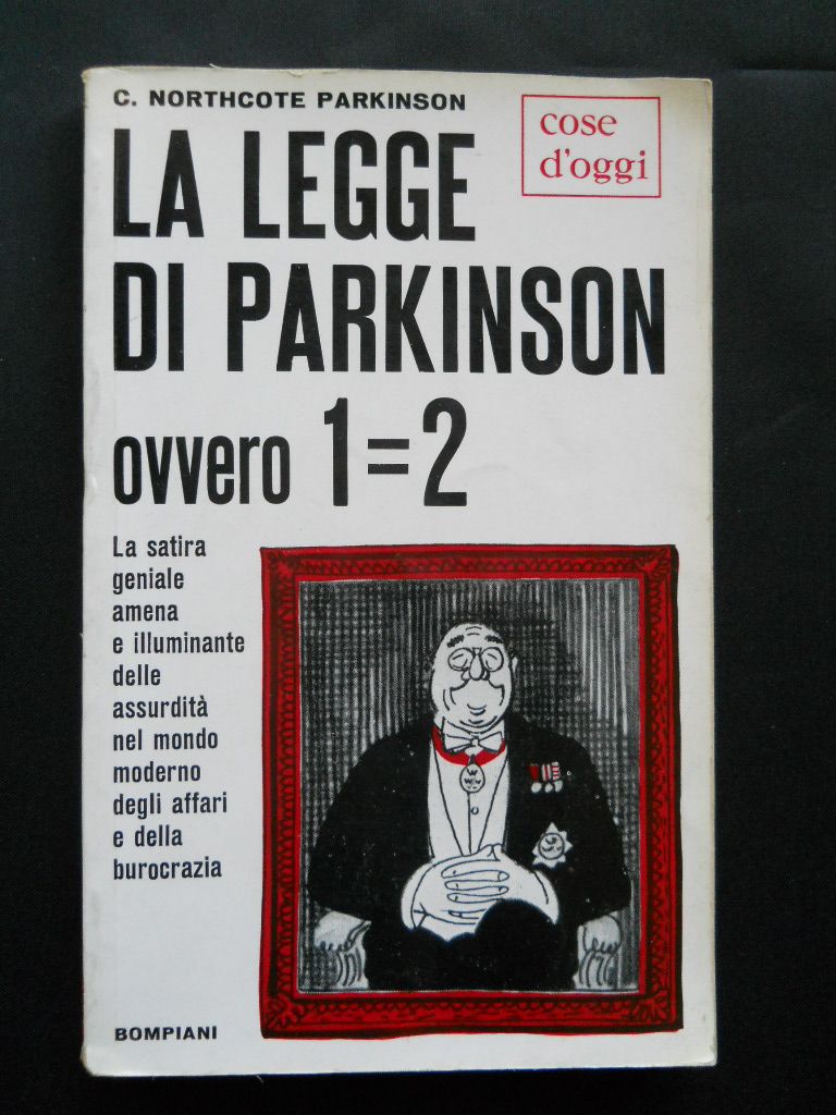 1959 Satira Geniale La Legge Di Parkinson Ovvero 1