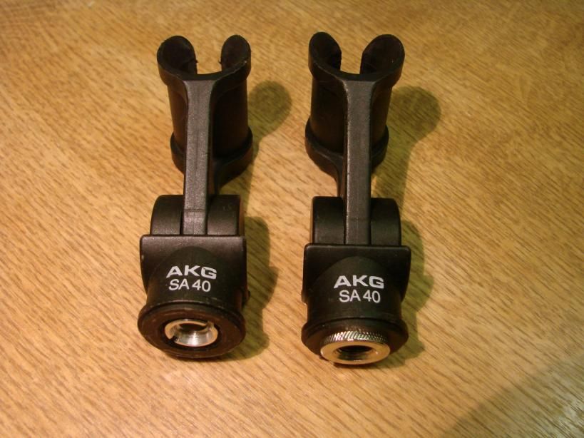 AKG SA40 SA60 Microphone Clips Qty x 6