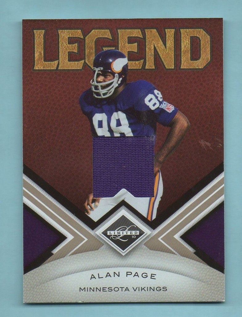 Vikings Alan Page 2010 Limited Game Jersey 199