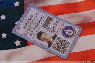 Mission Impossible Ethan Hunt CIA Wallet Badge New Gift Cards