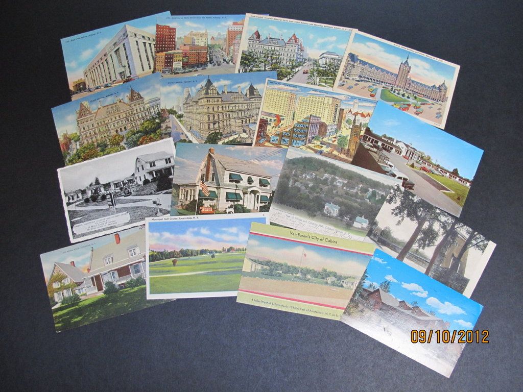 Lot of 52 Pcs Albany New York Nearby Schenectady Broadalbin 