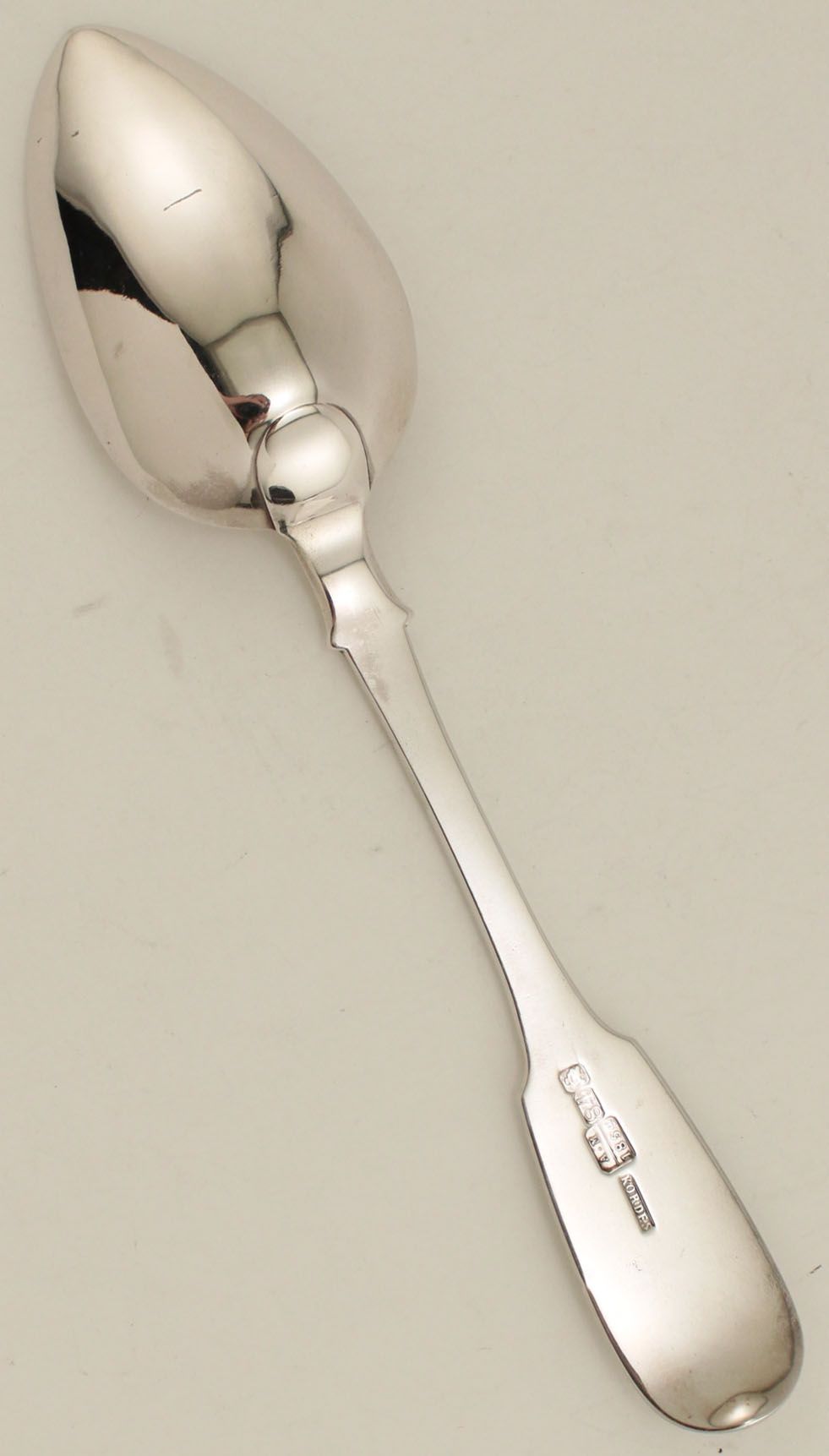 Antique Russian 875 Silver Spoon Aleksander Kordes