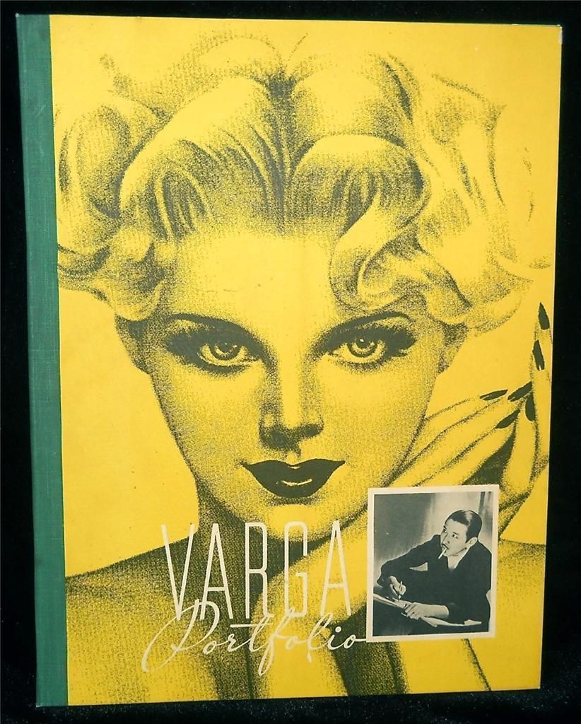 RARE ALBERTO VARGAS VARGA PIN UP PORTFOLIO, 1946 ESQUIRE MAG. 12 pg 