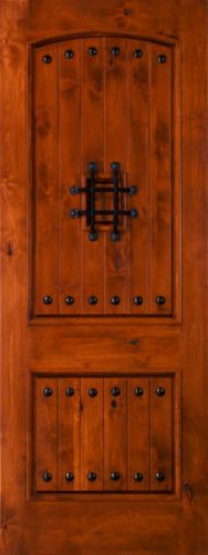 Knotty Alder Exterior Entry Wood Door