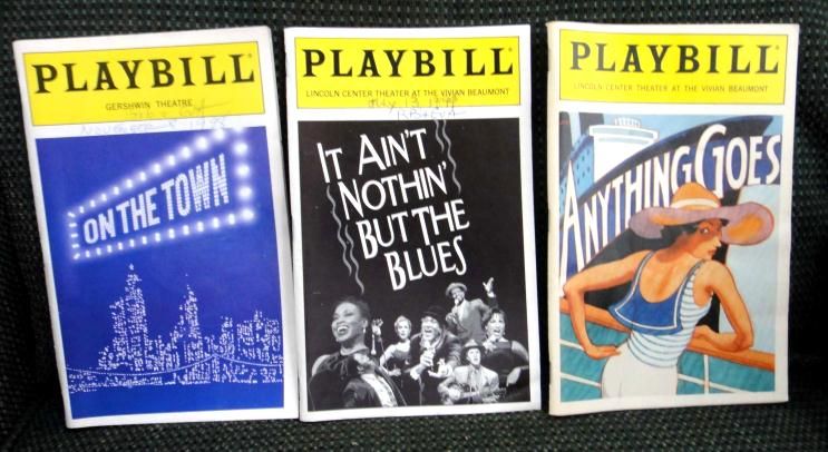 1978 2001 Huge Lot Vintage Theater Playbills 60 PC