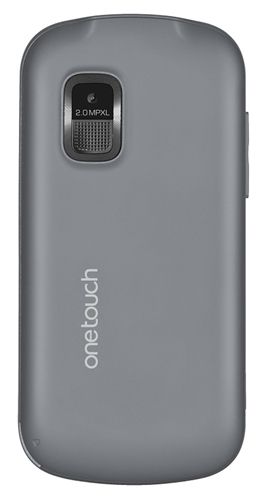 ALCATEL ONETOUCH OT 818D STEEL GREY DUALSIM QUADBAND CELL PHONE