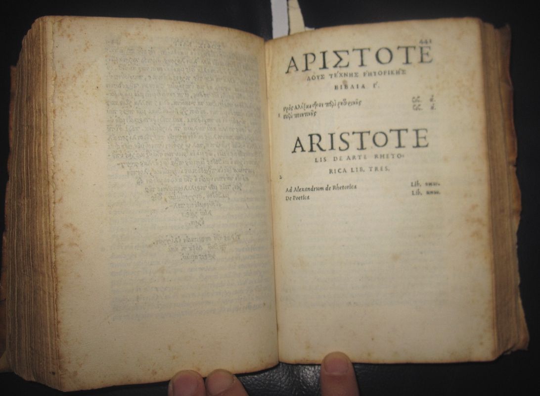   in the Greek language in 1551 in Venice by Aldus Manuzio Filios