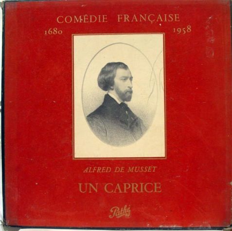 ALFRED DE MUSSET un caprice comedie francaise LP VG+ DTX 273 ED1 Pathe 