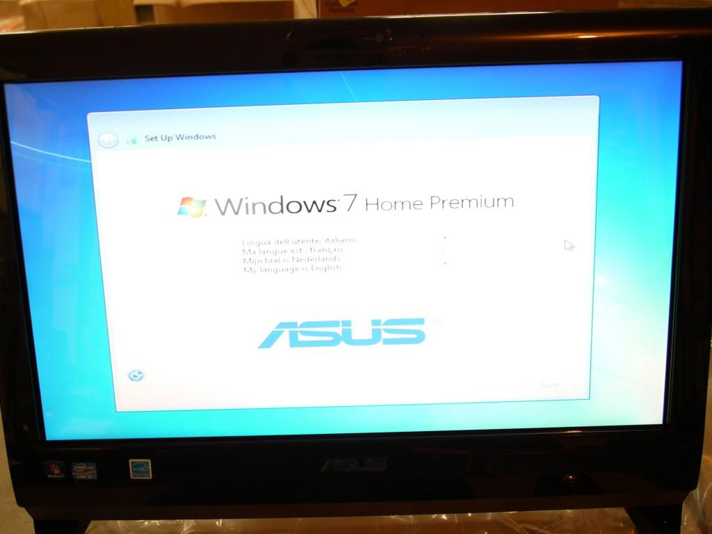 Asus All in One PC ET2400IUTS B010E 23 6 Touchscreen 4GB 1TB DVDR 