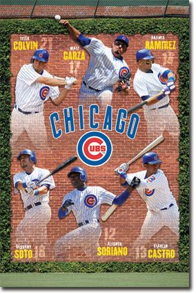MLB Chicago Cubs Team 2011 Alfonso Soriano Poster