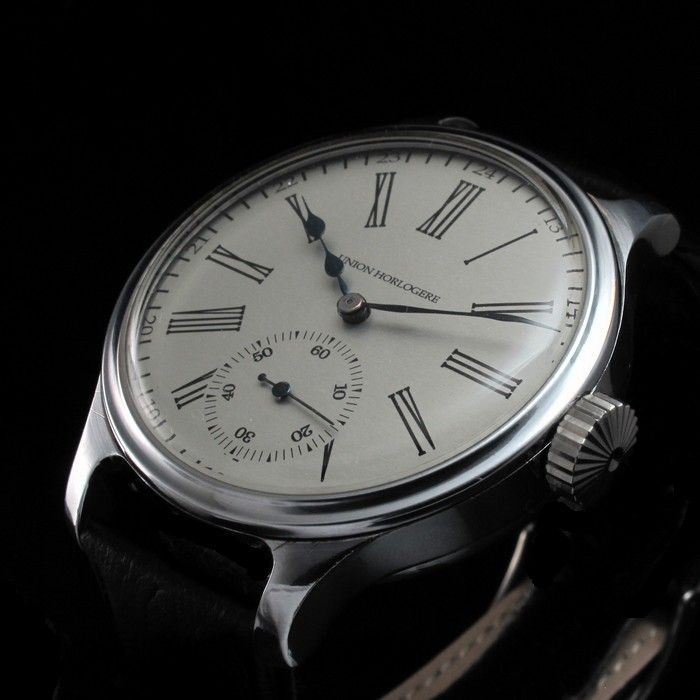   SPECTACULAR 1920s UNION HORLOGERE   ALPINA Vintage GERMANY Watch 17J