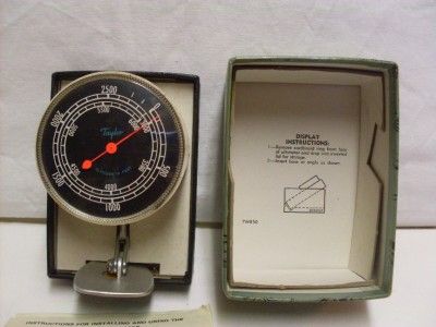 vintage taylor auto altimeter 6203