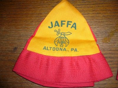 UP FOR BID IS A LOT OF 9 ALTOONA,PA.SHINERS JAFFA CIRCUS ( AAONMS 