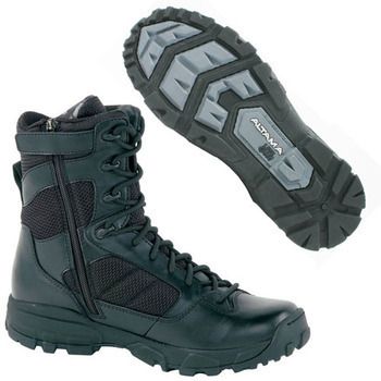 ALTAMA Mens 8 Litespeed Side Zip Boots 3454 Black Brand New