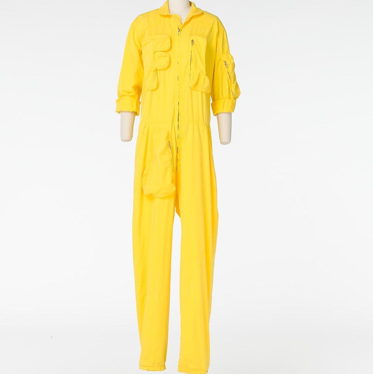 Amber Rose Walter Van Beirendonck Yellow Jumpsuit Size M