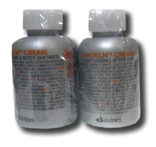 DAVINES ITALIAN NATURAL TECH SUN TECH CREAM 2 PACK AFTER SUN HAIR 