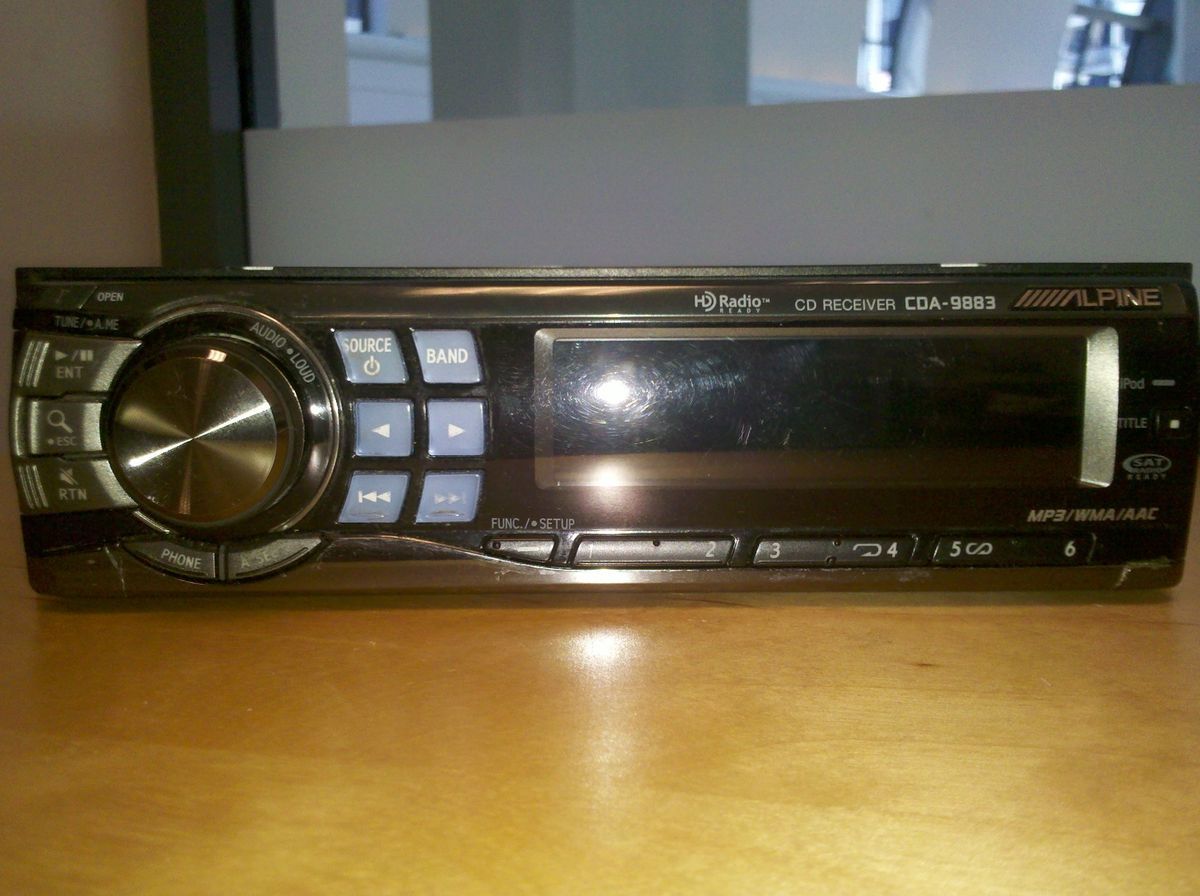 Alpine Car Stereo CDA 9883