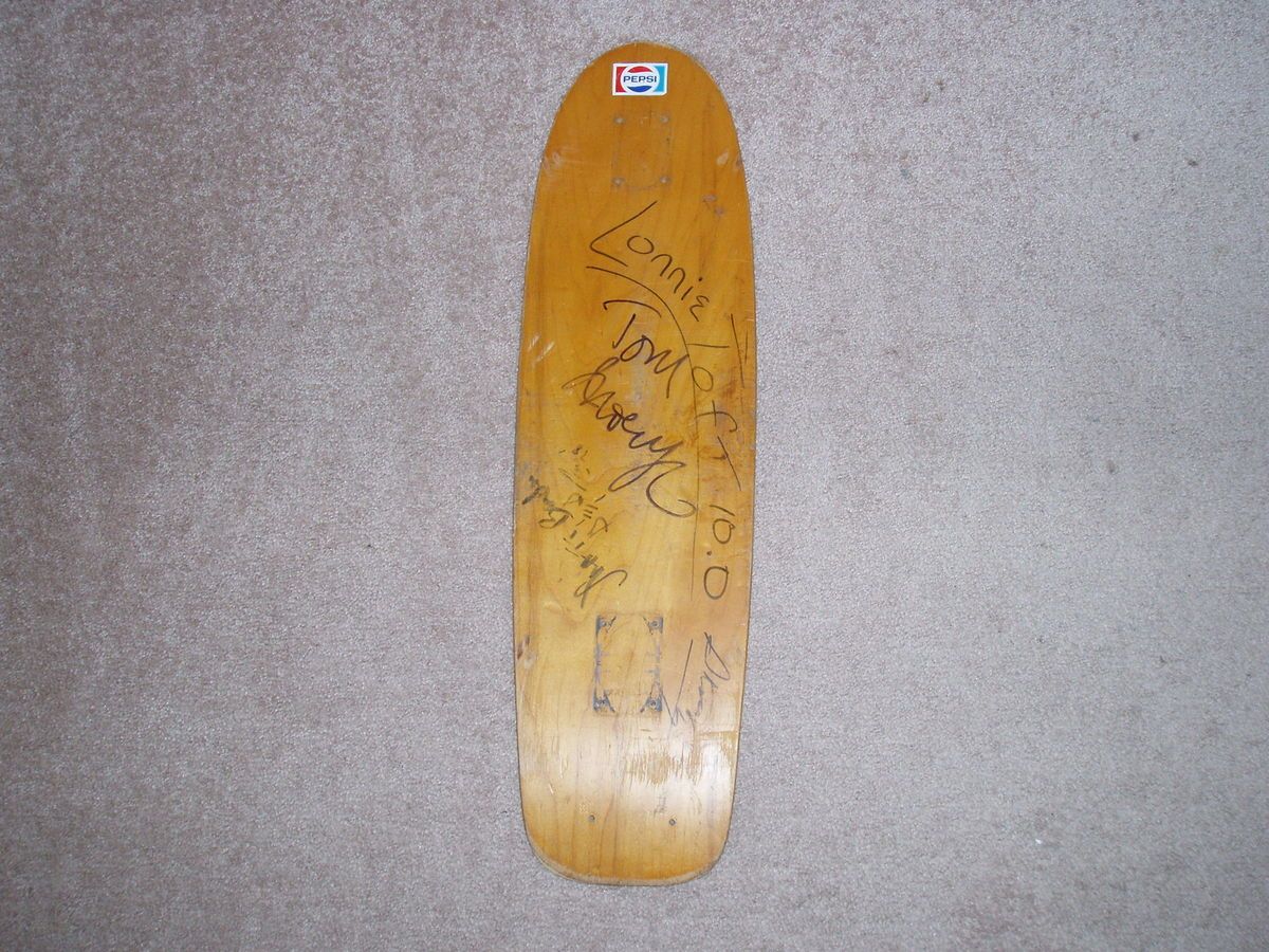 Vintage Sims G S Hobie Nash Alva Skateboard Deck Wood Lonnie Toft Dog 