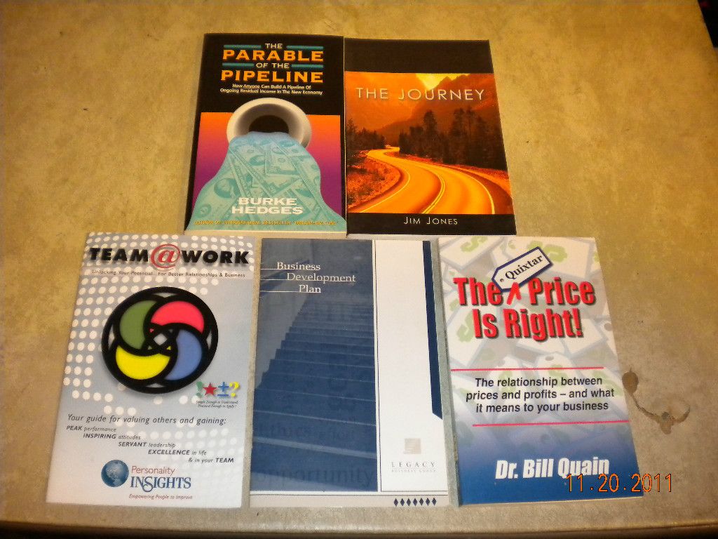 Amway Quixtar Motivational training Books 5 books