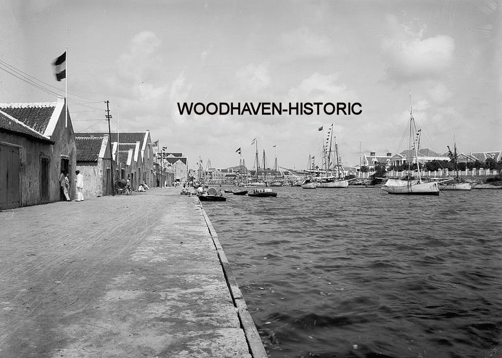 Anchorage in Inner Bay Curacao D w I 1901 Photo