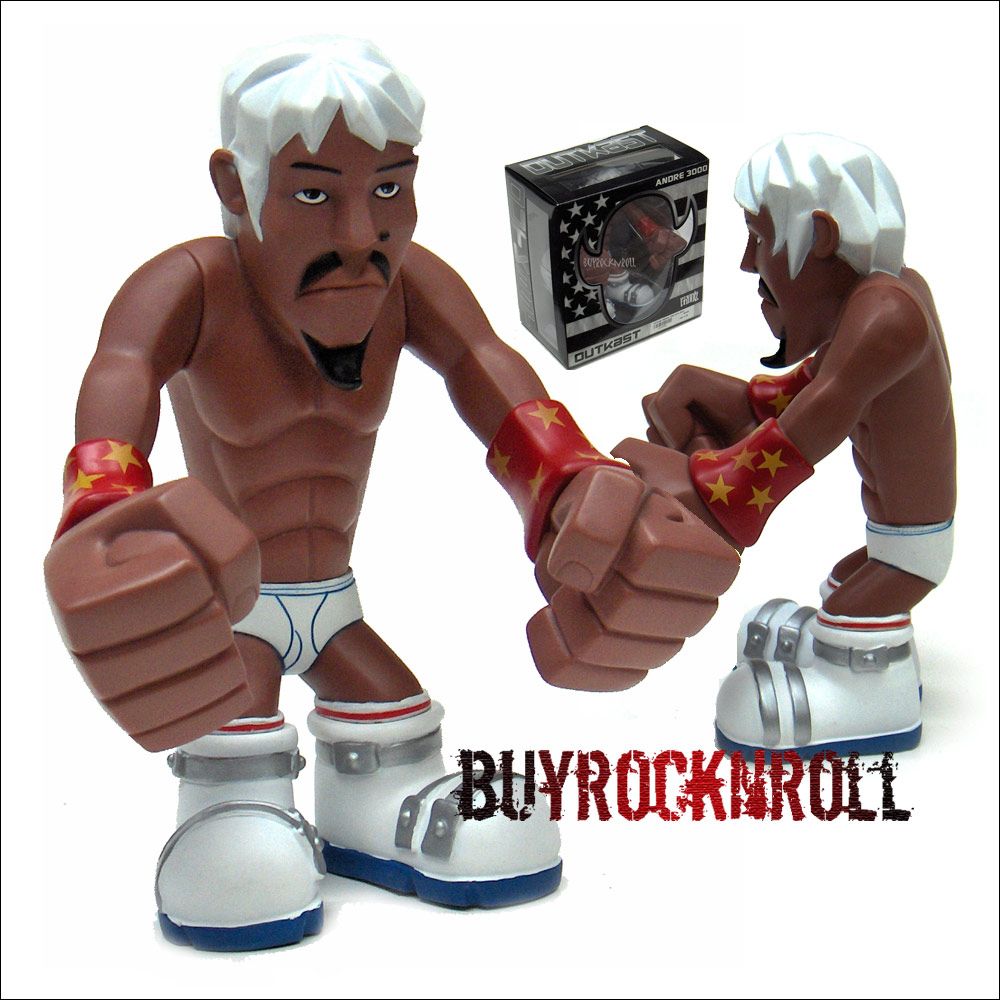   2003 Gruntz Rotocast 7 Figure Outkast Andre 3000 New