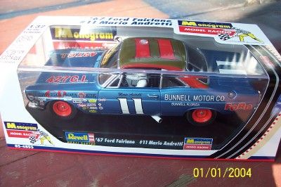 Monogram 85 4895 1967 Ford Fairlane 11 Mario Andretti