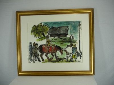 Anatoly Slepyshev Russian Contemporary Artist Watercolor Original 