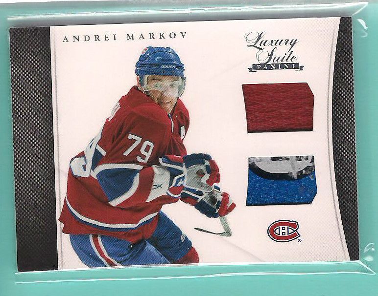 Andrei Markov 2011 12 Panini Luxury Suite Jersey Stick 9