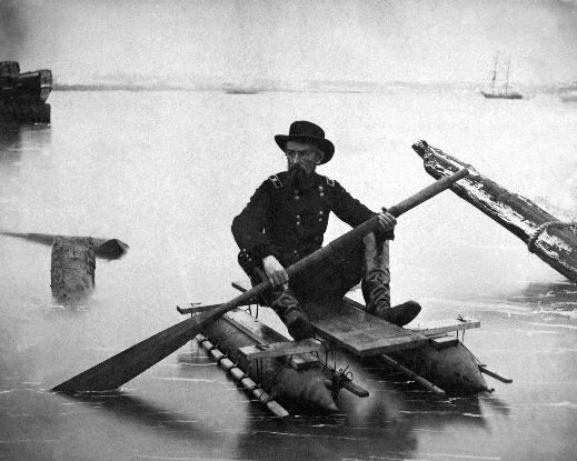 1863 Mr Civil War Pontoons Used in Scouting Operations