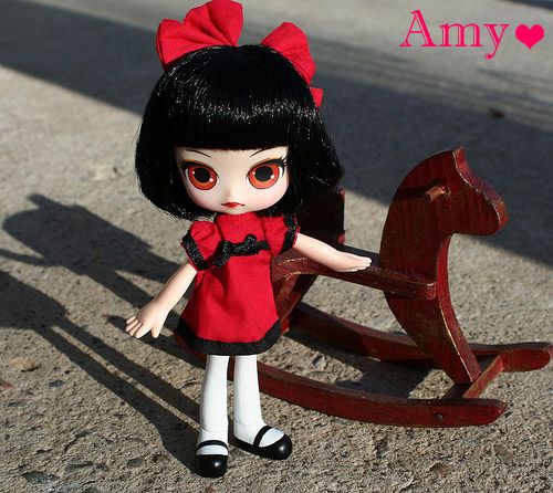 Angel DAL Amy Gothic Black Red Dress Doll Jun Planning