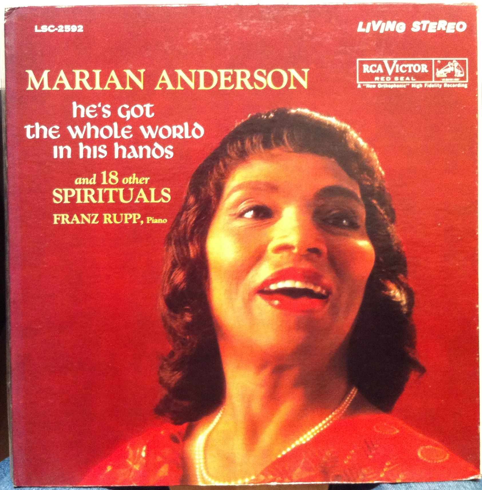 1S SD Living Stereo Marian Anderson Hes got The Whole World in His 