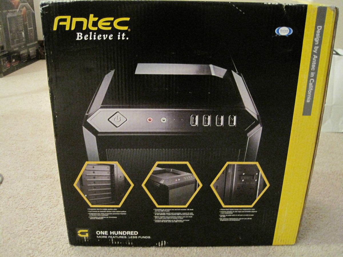 Antec One Hundred ATX Mid Tower Computer Case