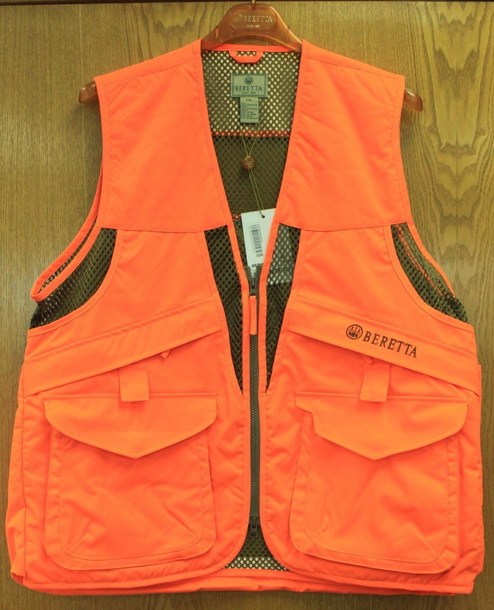 Factory Beretta Upland Cordura Mesh Blaze Vest Large