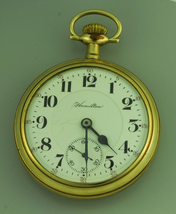 Antique Hamilton 992 21J Railroad RR Open Face Pocket Watch