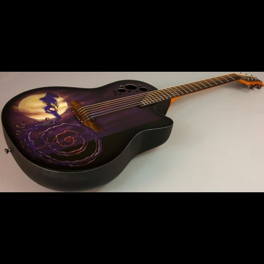 New Ovation DJ Ashba Demented Ashbaland Signature Acoustic Electric 